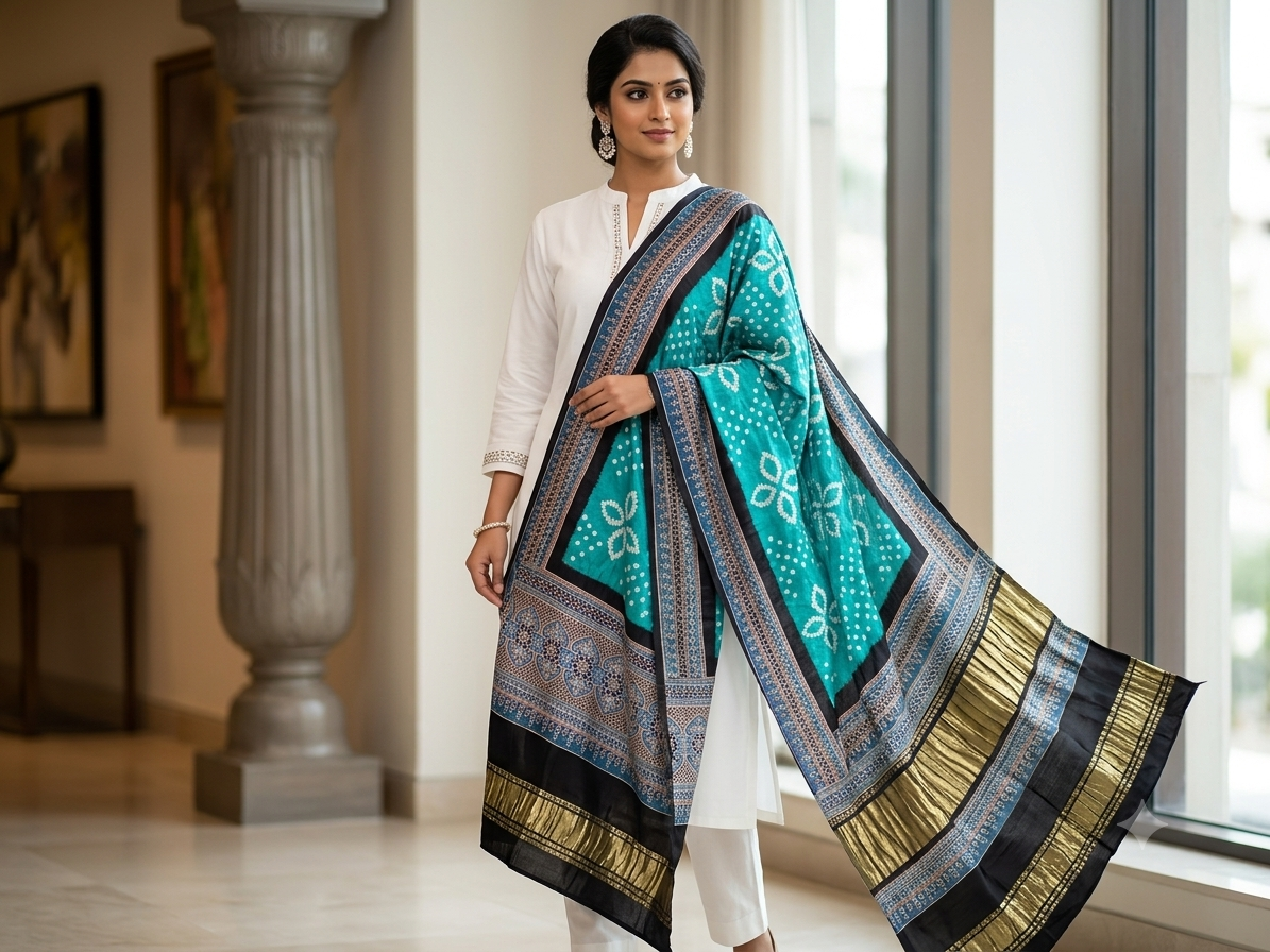 Gaji Silk Dupatta