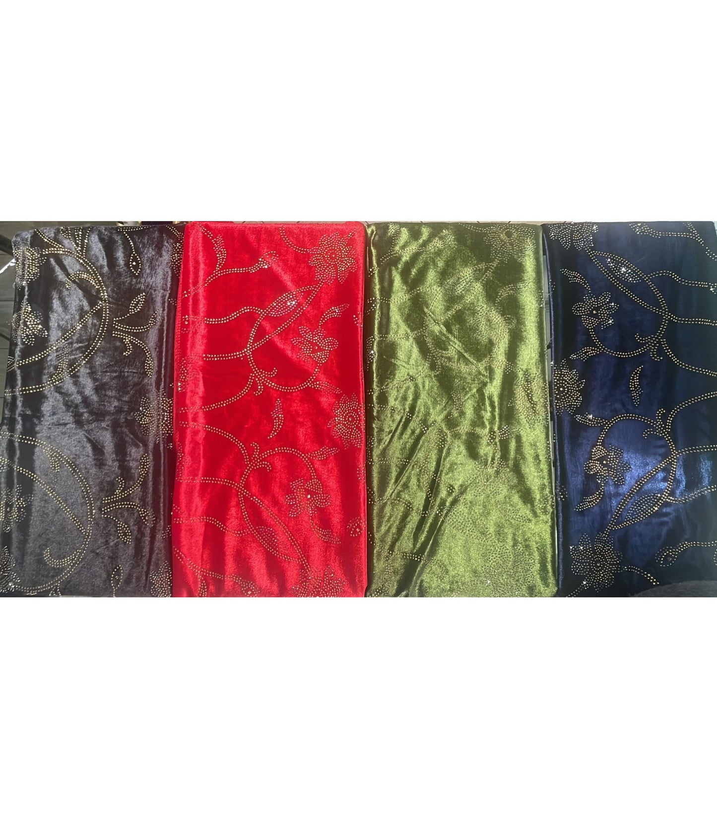 Swarovski Work Velvet Shawl