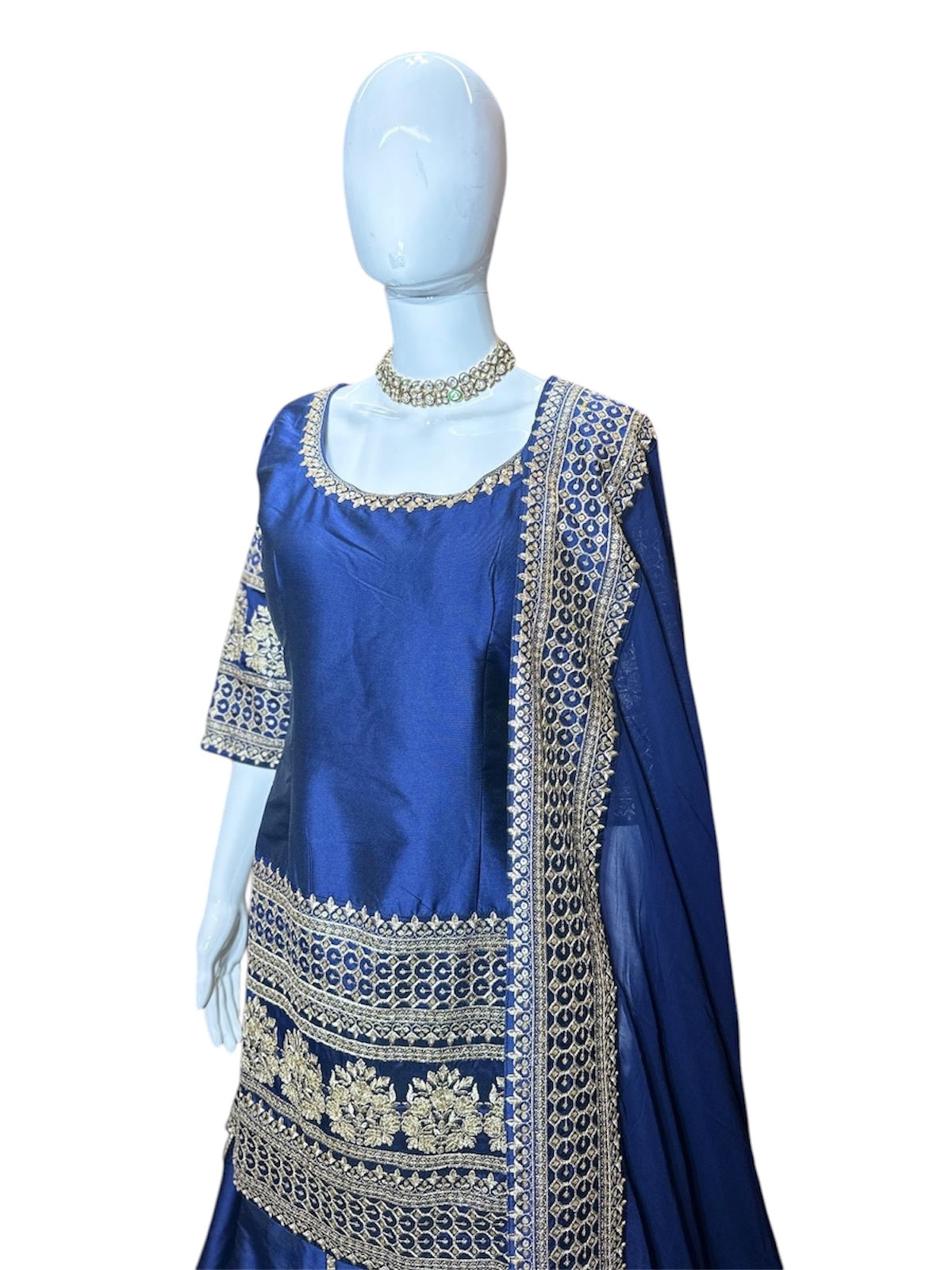 Designer Motif Work Sharara Suit