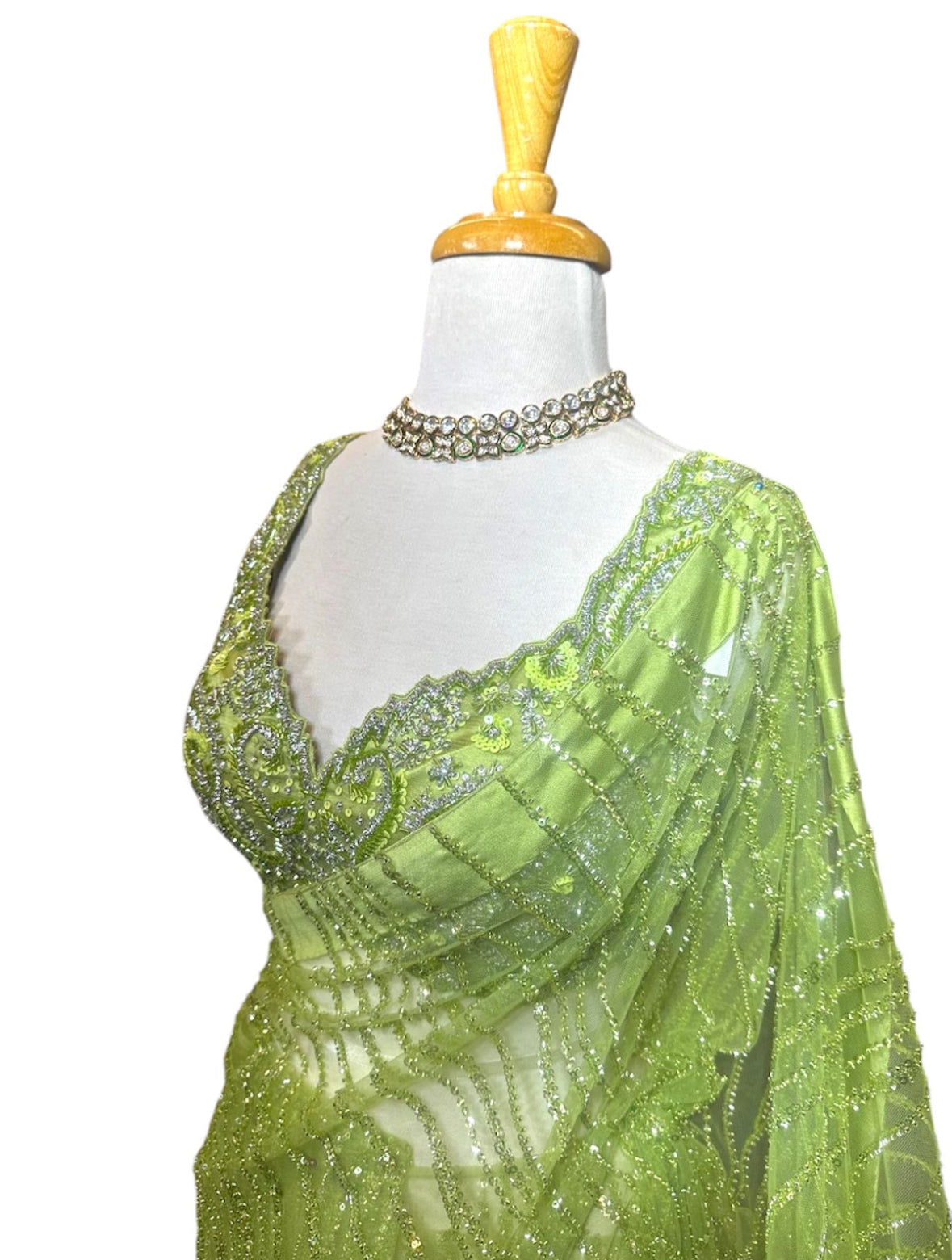 Designer Cutdana Saree