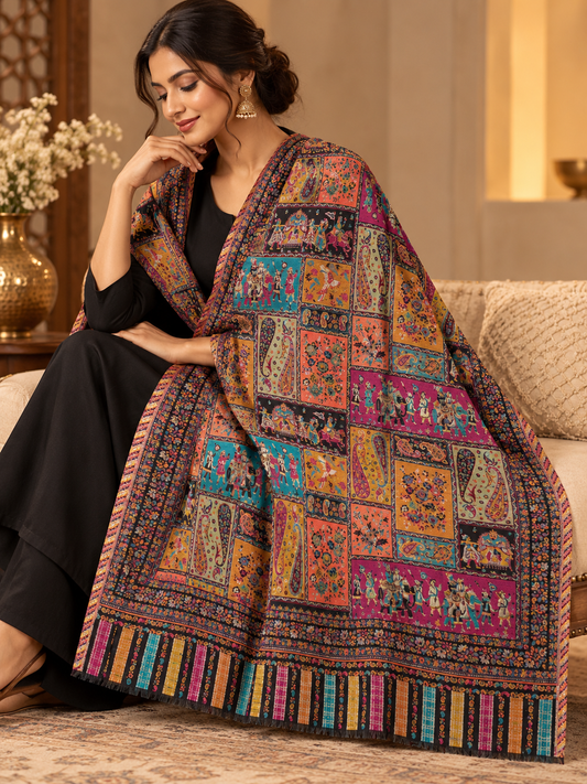 Multicolor Heritage Shawl