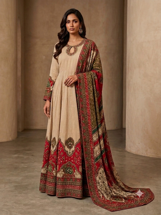 Long Dress With Dupatta