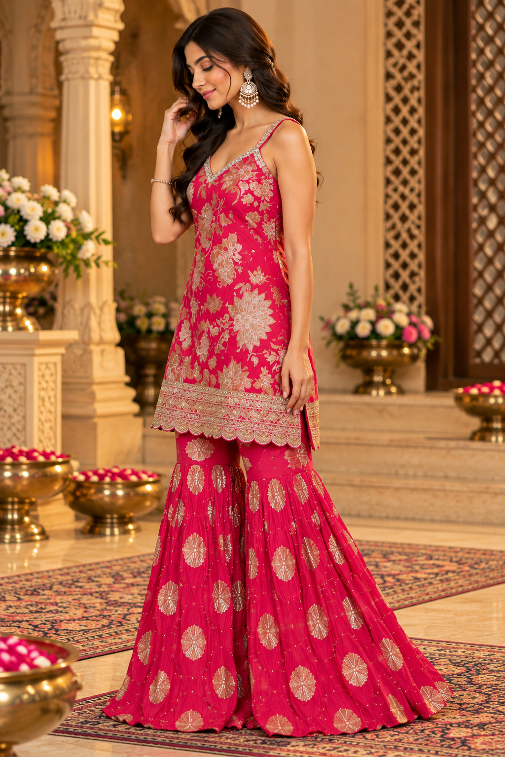 Sharara Suit With Dupatta