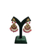 Pink Pearl Kundan Earrings