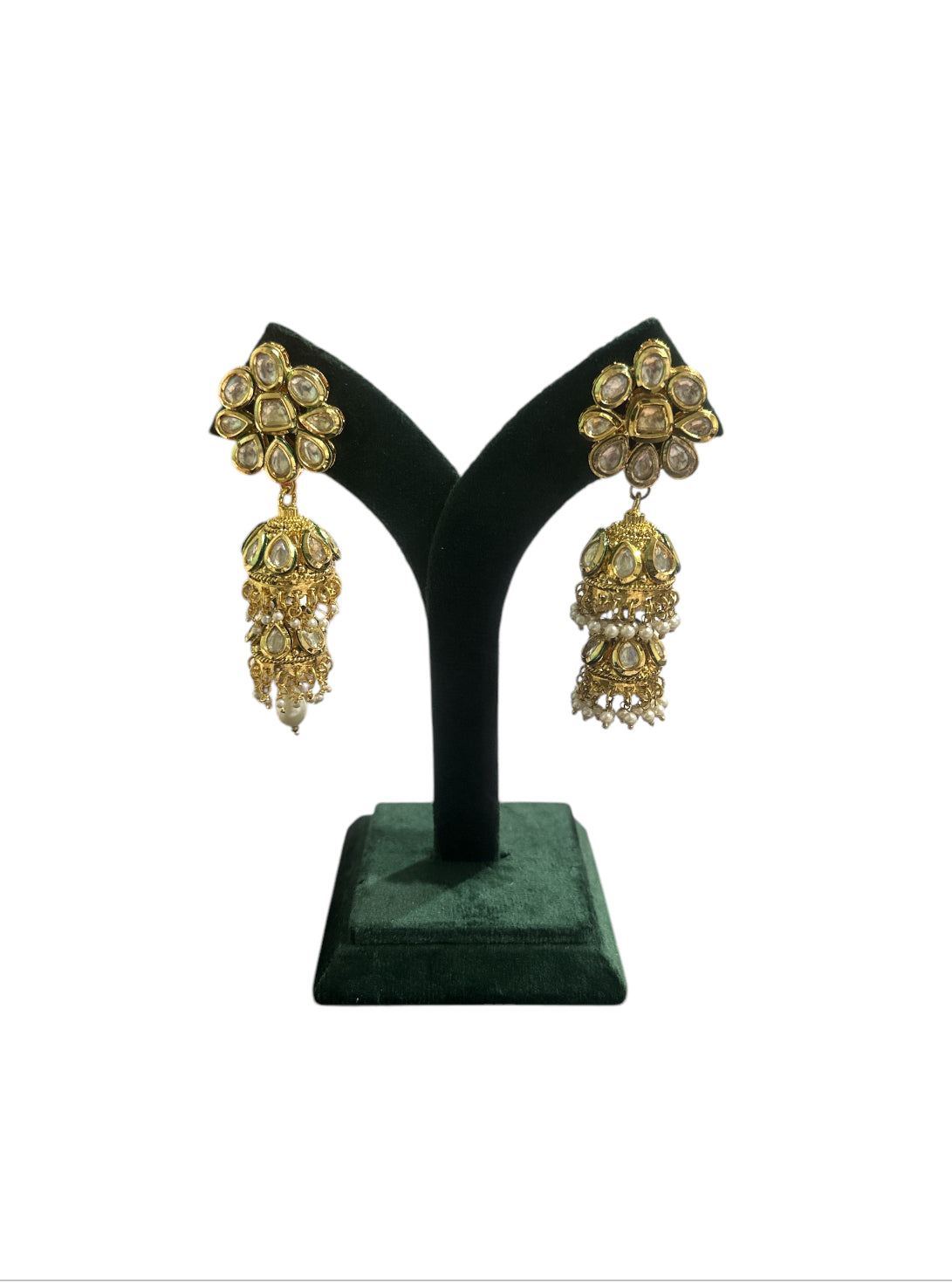 Kundan Pearl Earrings