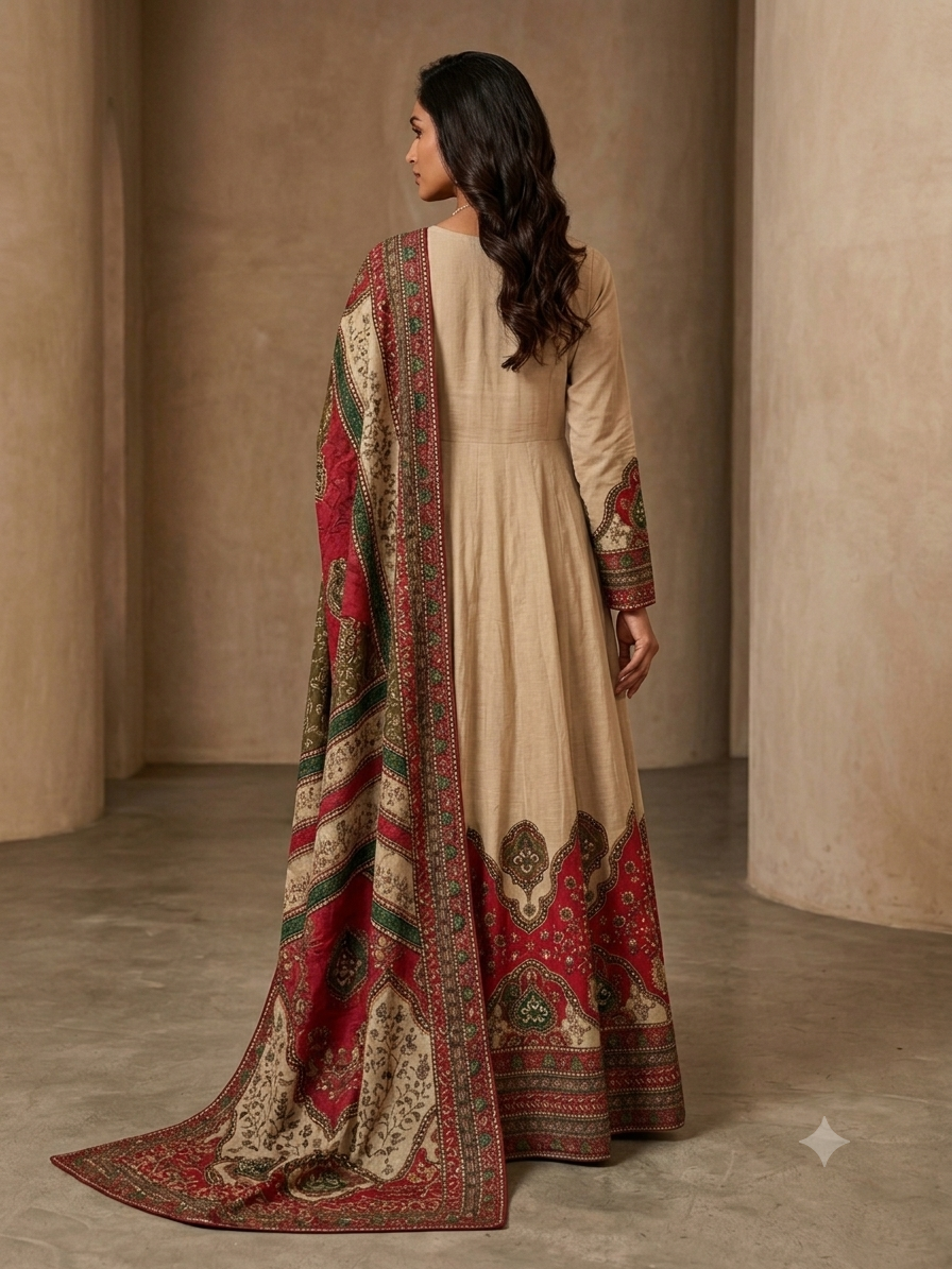Long Dress With Dupatta