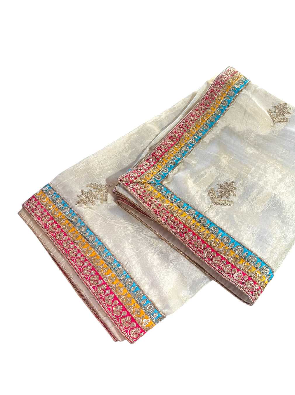 Fully Embellished Multi Border Dupatta