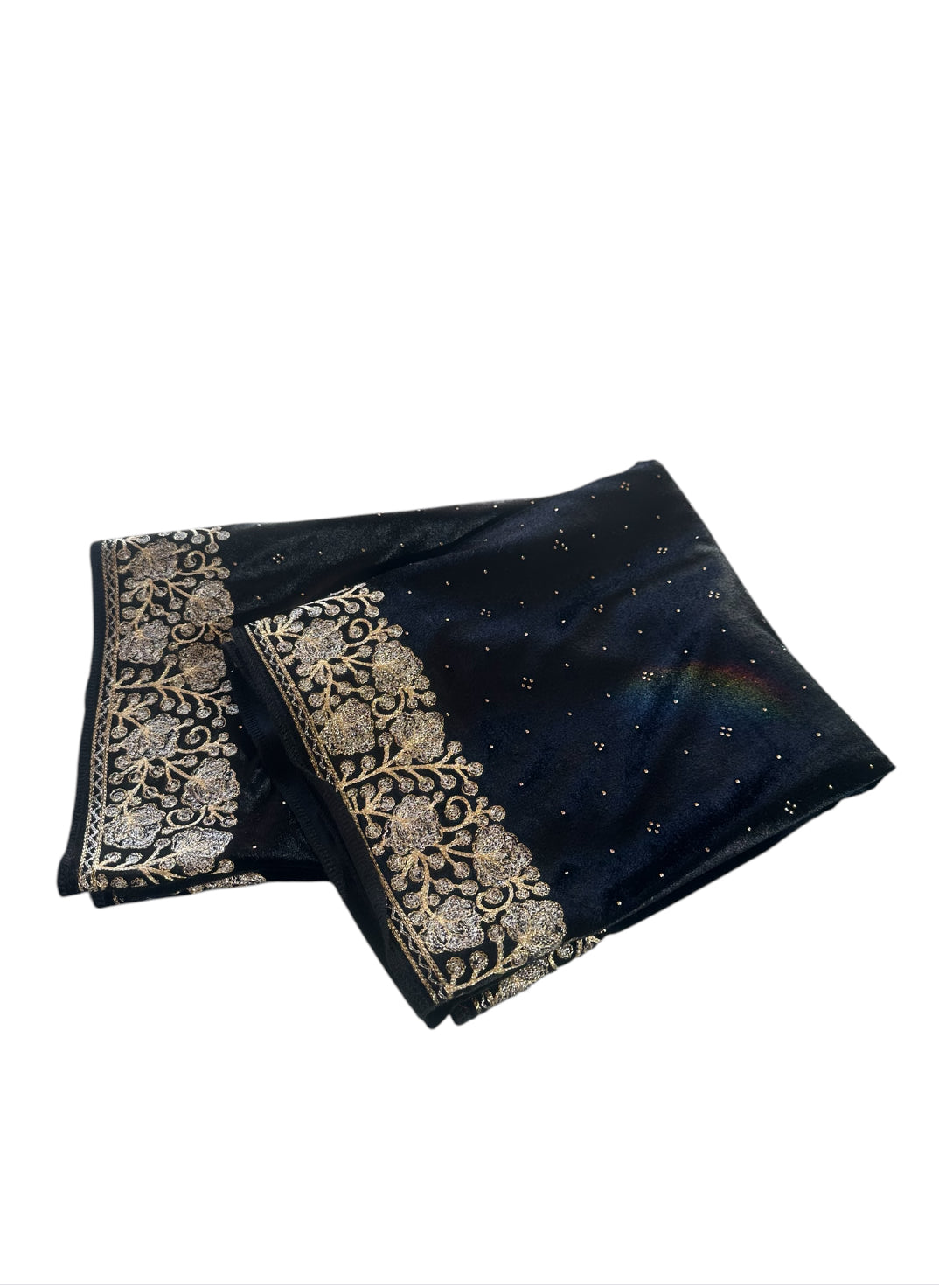 Black Velvet Shawl