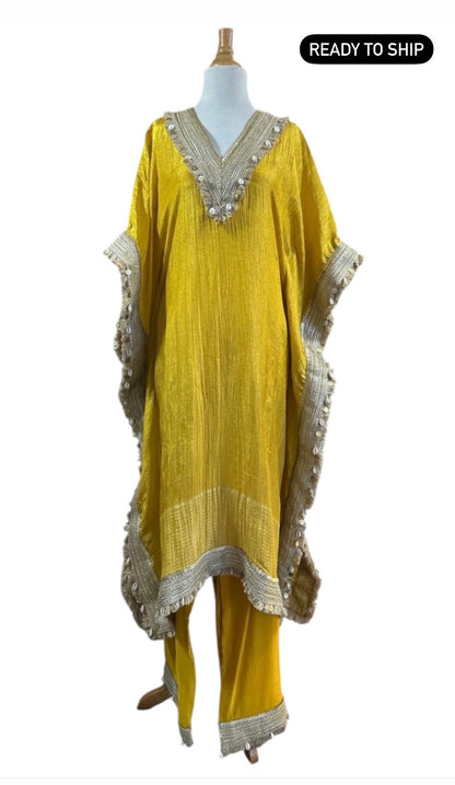 Tissue Shimmer Kaftan