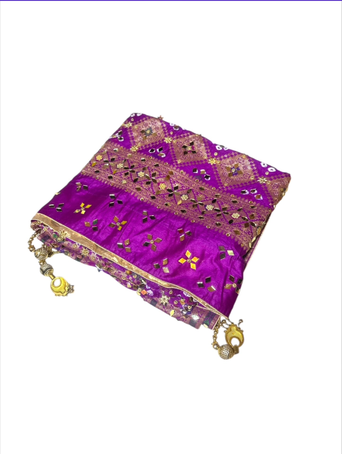 Mirror Work Banarsi Dupatta