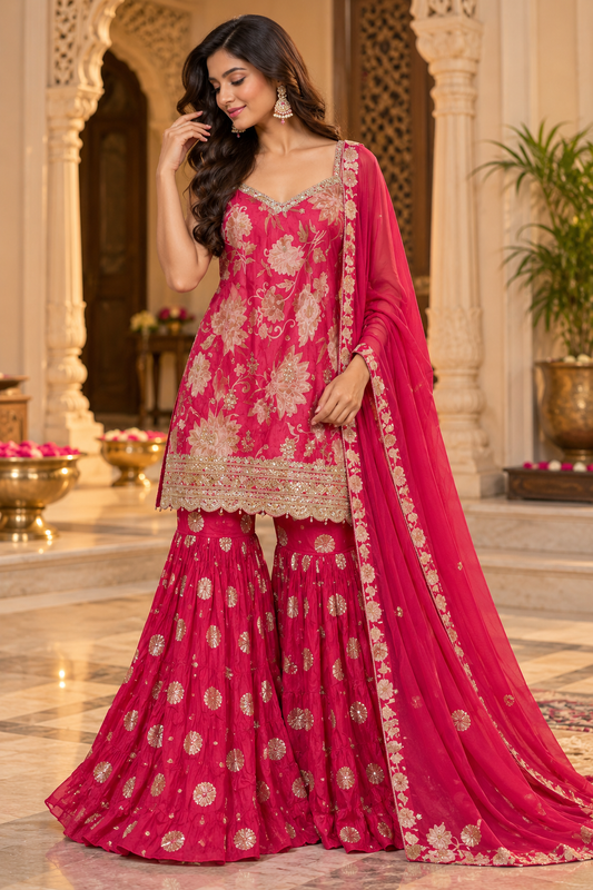 Sharara Suit With Dupatta
