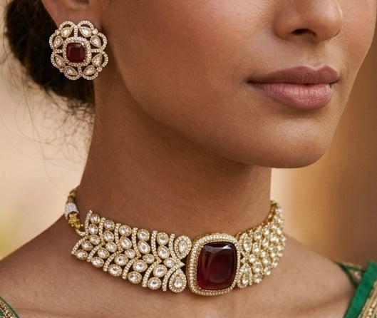 Kundan Necklace Set