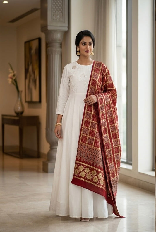 Red Dupatta