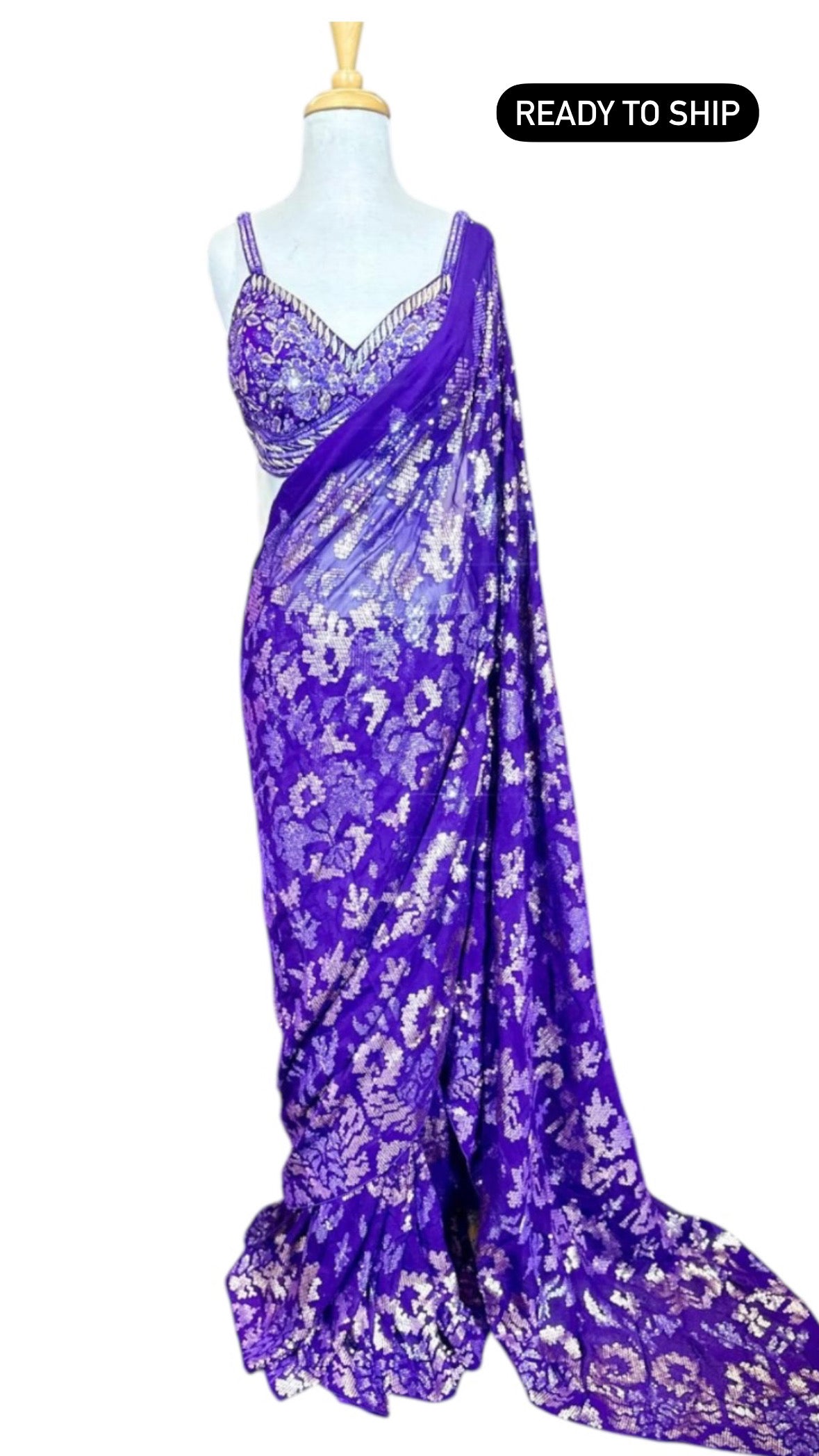 Sequence Work Saree