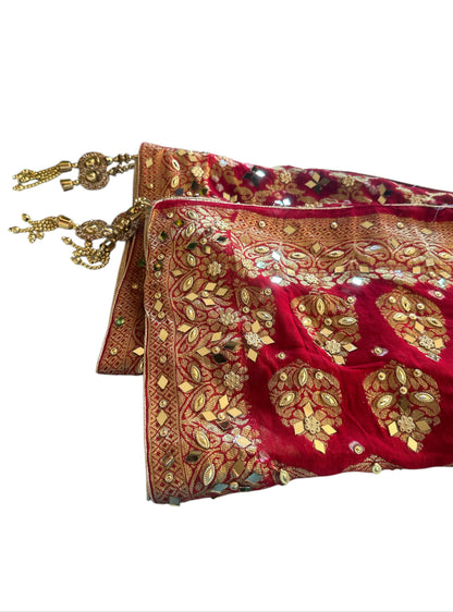 Handwork Mirror Work Dupatta