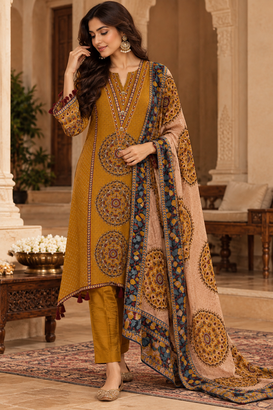 Mustard Pant Suit