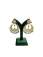 Green Pearl Kundan Earrings