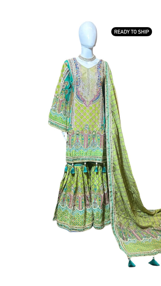 Designer Sharara Suit