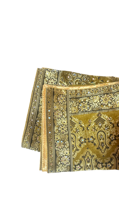 Gold Banarsi Work Dupatta