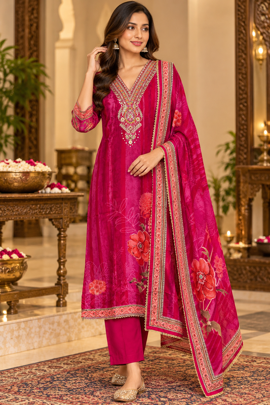 Pink Pant Suit