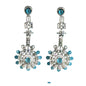Blue AD Earrings