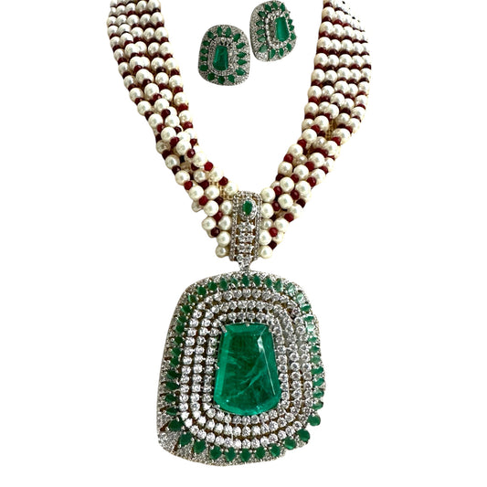 Emerald Green Necklace Set