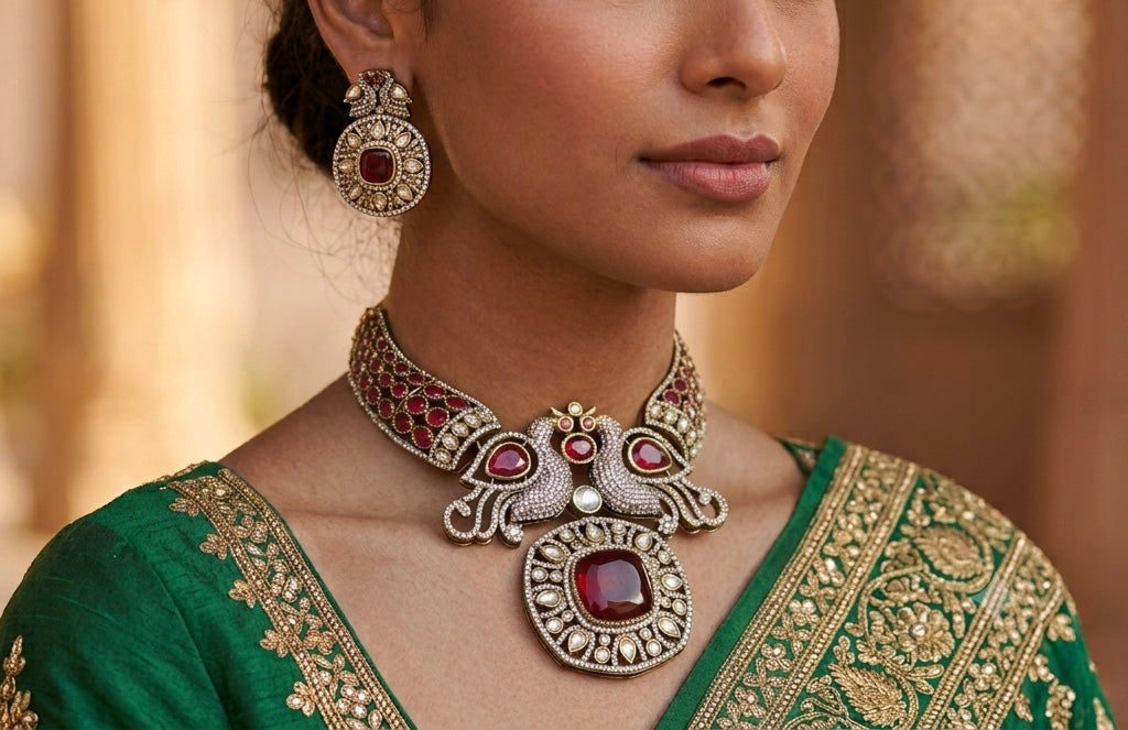 Red Necklace Set
