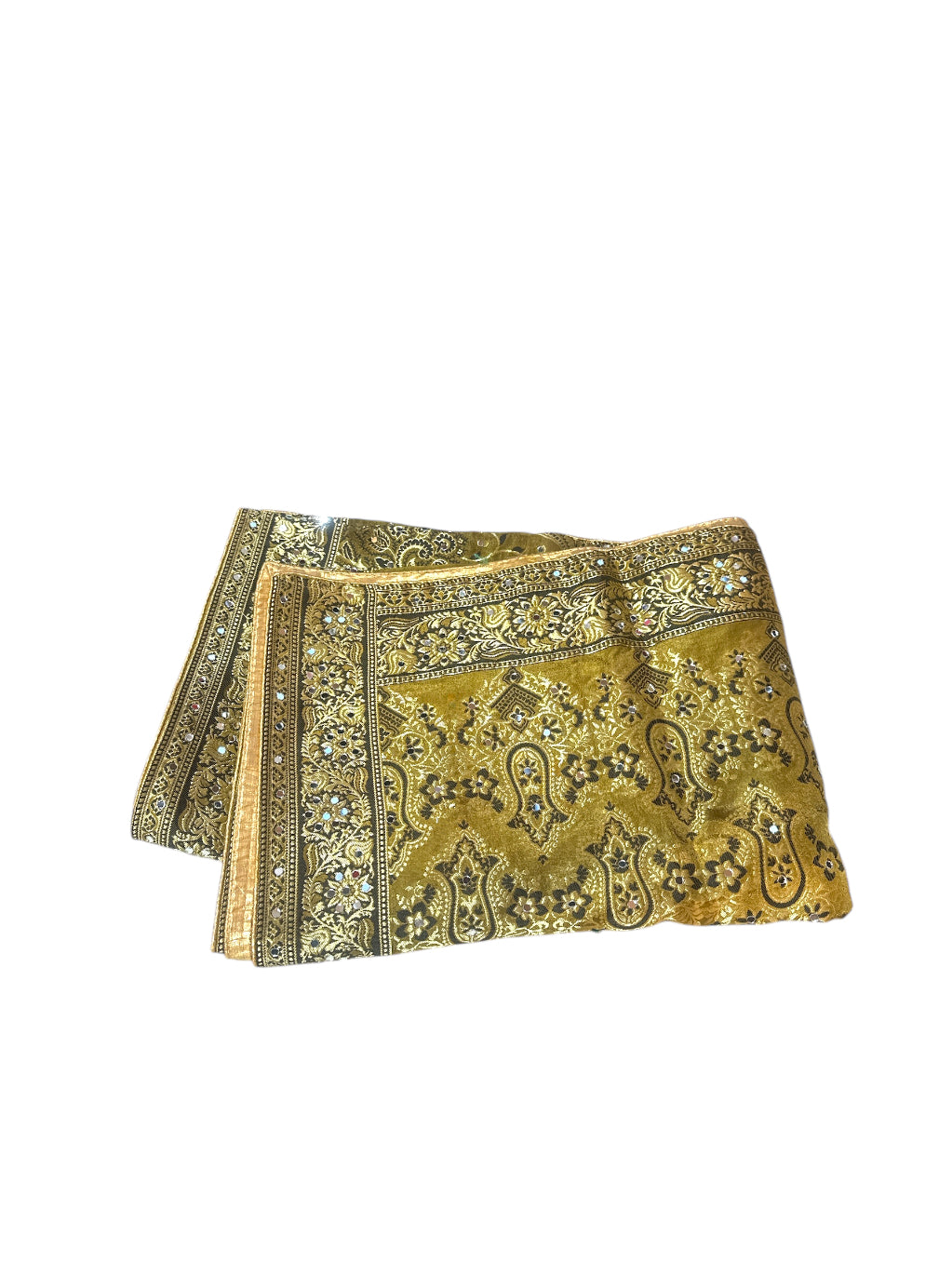 Gold Banarsi Work Dupatta