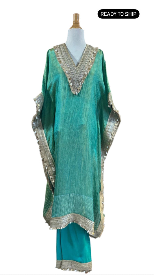 Tissue Shimmer Kaftan