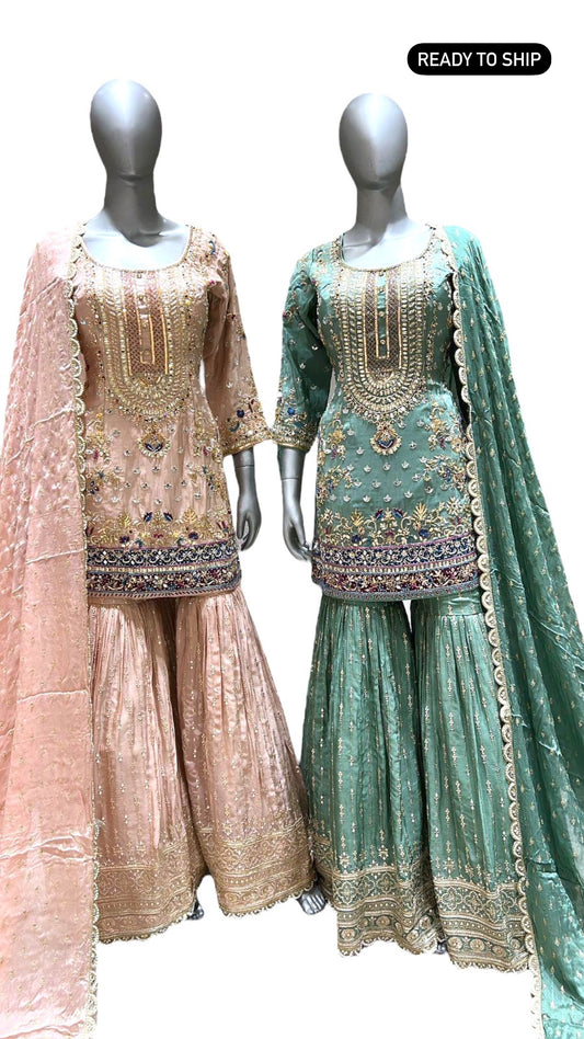 Handwork Sharara Suit