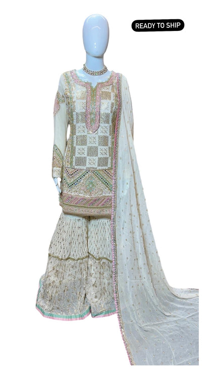 Handwork Sharara Suit