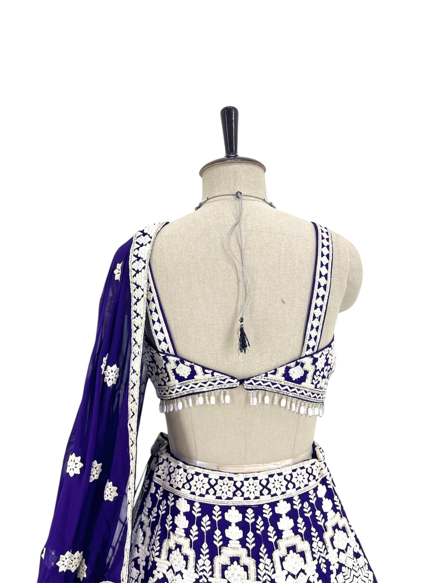 Dark Purple Lehenga Set