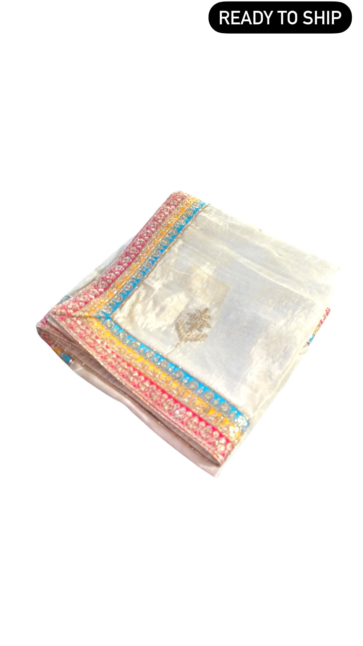 Fully Embellished Multi Border Dupatta