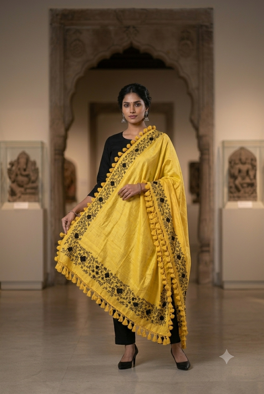 Yellow Dupatta