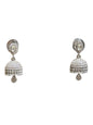 Silver Jhumkas