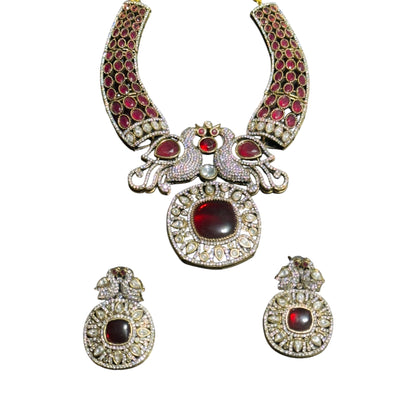 Red Necklace Set