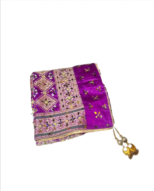 Mirror Work Banarsi Dupatta