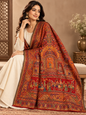 Rust Orange Palace Shawl