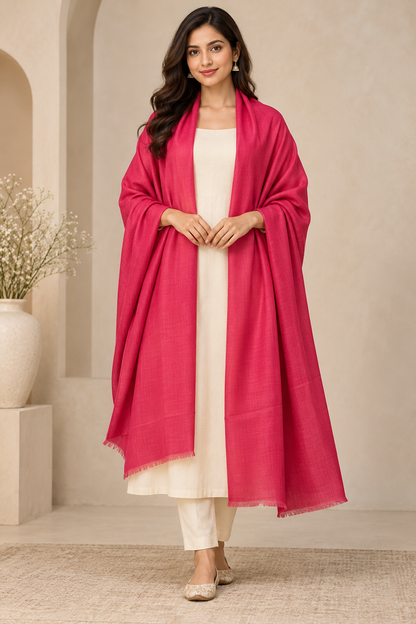 Rose Pink Shawl