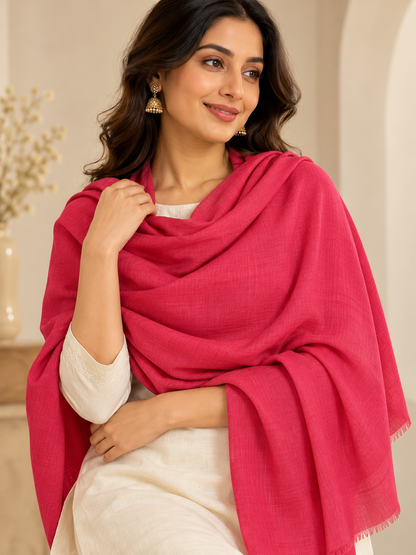 Rose Pink Shawl