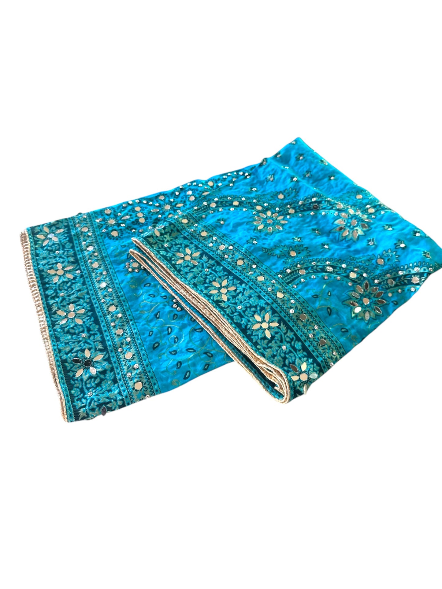 Mirror Work Froza Dupatta