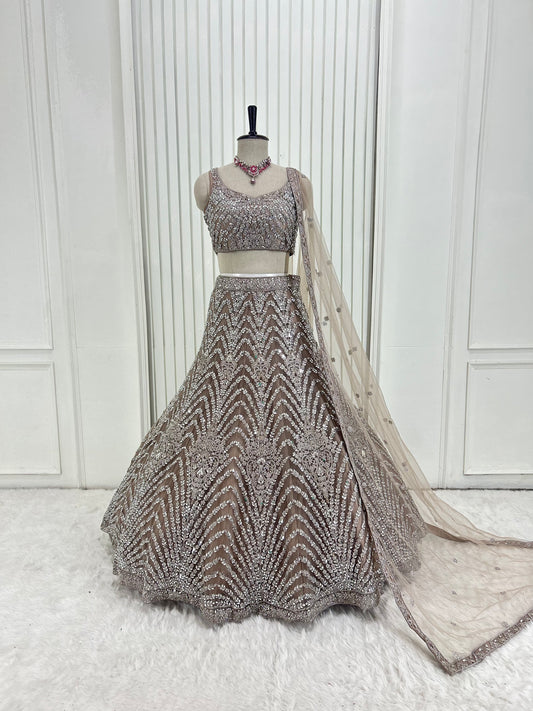 Ivory Handwork Lehenga Set