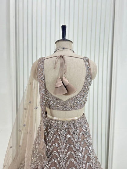 Ivory Handwork Lehenga Set