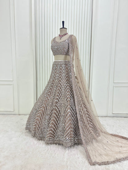 Ivory Handwork Lehenga Set