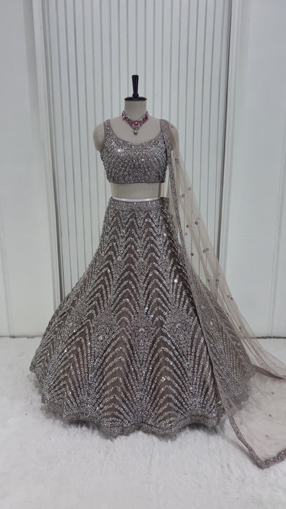 Ivory Handwork Lehenga Set