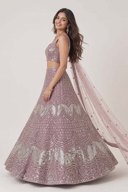 Ivory Handwork Lehenga Set